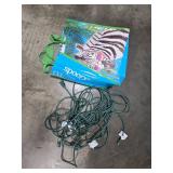 Set of Green Outdoor Extension Cords with Reusable Tote Bag
