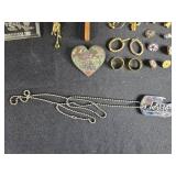 Assorted Vintage Jewelry, Religious Items, and Fast & Furious Dog Tag Set