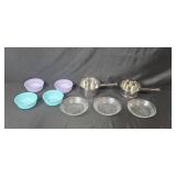 Kitchenware Collection with Stainless Steel Saucepans and Assorted Bowls