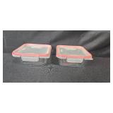 Set of Food Storage Containers Including Pyrex and SnapLock