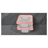 Set of Food Storage Containers Including Pyrex and SnapLock