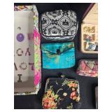 Collection of Jewelry Boxes, Decorative Pouches, and Trinket Cases