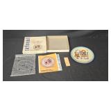 1976 Schmid Christmas Plate Sacred Journey by Sister Berta Hummel with Box