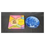 1976 Berlin Design Christmas Eve in Augsburg Collector Plate with 1974 Artmind Box