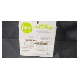 Food Network Stainless Steel Stacked Steamer Set with Baking Pans