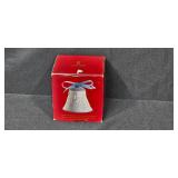 Lladro 1998 Christmas Bell Ornament with Box and Certificate