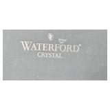 Waterford Crystal Starburst Desk Clock with Box and Paperwork