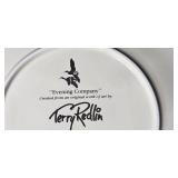 Terry Redlin Limited Edition Collectible Plate Evening Company