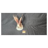 1979 Homco Masterpiece Porcelain Bald Eagle Sculpture by Tamiki Mizuno