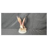 1979 Homco Masterpiece Porcelain Bald Eagle Sculpture by Tamiki Mizuno