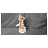 1979 Homco Masterpiece Porcelain Bald Eagle Sculpture by Tamiki Mizuno