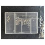 Assorted Jewelry Making Supplies with Beads, Clasps, and Findings
