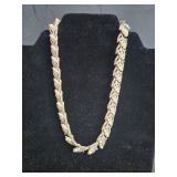 Assorted Vintage Jewelry Collection Including Trifari Bracelet and Leaf Necklace - display not inc