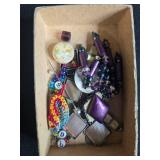 Jewelry Making Lot with Beads, Findings, and Compartment Organizers - display not inc