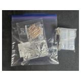 Mini Wooden Clothespins and Mini Plastic Clip Display Cases Assortment