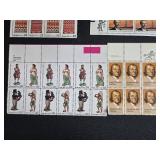 Collection of Unused U.S. Postage Stamp Sheets and Blocks