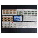 Collection of US Postage Stamp Sheets Assorted Designs