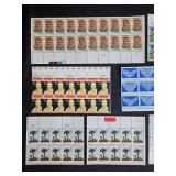 Collection of US Postage Stamp Sheets Assorted Designs