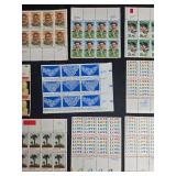 Collection of US Postage Stamp Sheets Assorted Designs