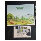 Wildlife and Animal Stamp Collection with Albums and Stamp Collecting Kit