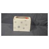 Silvestri Holiday Ornament in Box and Metal Envelope Wall Pocket