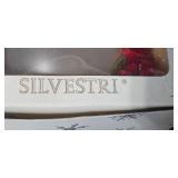 Silvestri Holiday Ornament in Box and Metal Envelope Wall Pocket