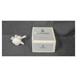 Lladro First Christmas Together 1991 Porcelain Birds Ornament with Box
