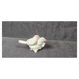 Lladro First Christmas Together 1991 Porcelain Birds Ornament with Box