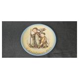Set of 4 Collector Plates - Hummel Christmas 1972, 1974, 1975 & Hand-Painted Floral