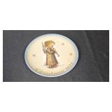 Set of 4 Collector Plates - Hummel Christmas 1972, 1974, 1975 & Hand-Painted Floral