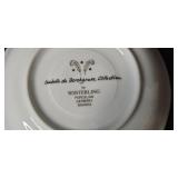 Bavaria Decor and Porcelain Collection with Sled Photo Frame, Ceramic Tree, and Winterling Cup and Saucer