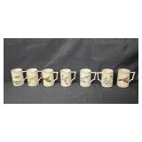 Set of Lenox Riverwood Wildlife Mugs by Catherine McClung