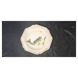 Lenox Riverwood Wildlife Plate and Mug Set - Trout, Duck, and Bass Designs
