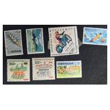 Collection of US and International Postage Stamps with Albums and Sheets