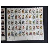 Collection of US and International Postage Stamps with Albums and Sheets