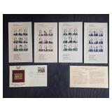 Ameripex 86 Presidents of the United States Stamp Collection and Columbus Commemorative - completeness unverified
