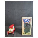 Limited Edition Minneapolis-Moline Diecast Truck and Mailbox Bank Set