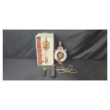 buco 1490 3N Vintage Wall Clock with Weights and Original Box