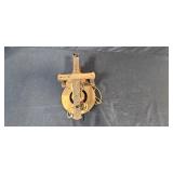 buco 1490 3N Vintage Wall Clock with Weights and Original Box