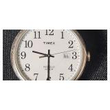 Timex Indiglo Stainless Steel Wrist Watch with Wood Presentation Box