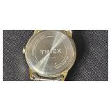 Timex Indiglo Stainless Steel Wrist Watch with Wood Presentation Box