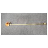 Brass Swan Figurine Pair and Candle Snuffer Set