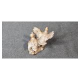 Avon American Wildlife Bronze Collection Figurines with Boxes - Great Horned Owl and Ring-Necked Pheasant