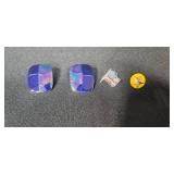 Vintage and Modern Jewelry Lot with Earrings, Bracelet, Pins and Case