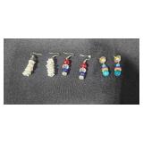 Vintage and Modern Jewelry Lot with Earrings, Bracelet, Pins and Case