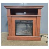 Prokonian Electric Fireplace Media Console with Remote