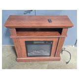 Prokonian Electric Fireplace Media Console with Remote