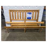 Serta Perfect Sleeper Full Size Mattress with Wood Bed Frame