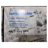 Marketplace Classic Stainless 11 Inch Jumbo Cooker with Lid