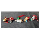 Set of Assorted Holiday and Pop Culture Miniature Ornaments